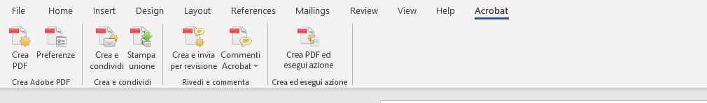 Rimozione dell’opzione Inserisci file multimediali