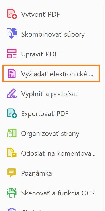Adobe Sign sa premenoval na nástroj Vyžiadanie podpisov