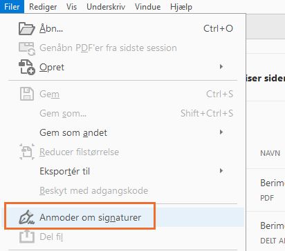 Anmoder om signaturer