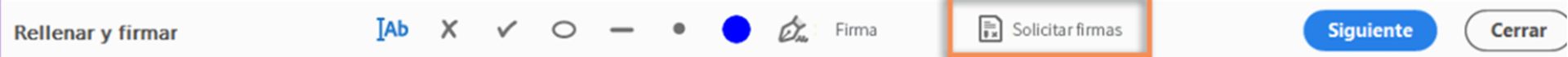 Haga clic en Siguiente en la barra de herramientas Fill & Sign