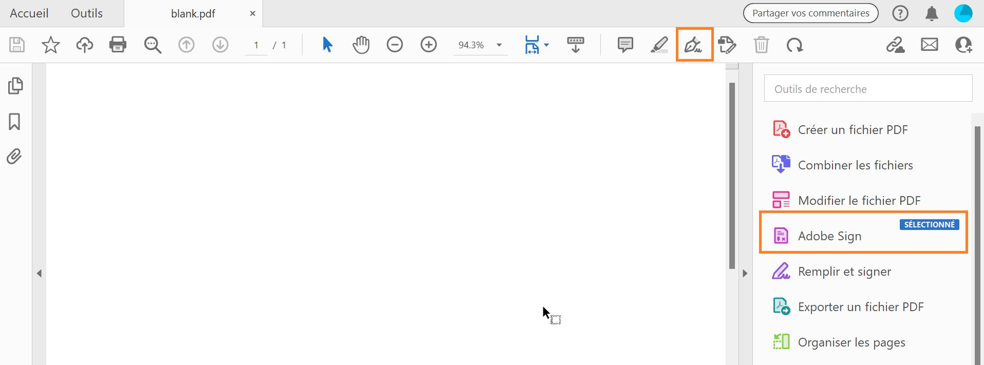 Outil de signature générale