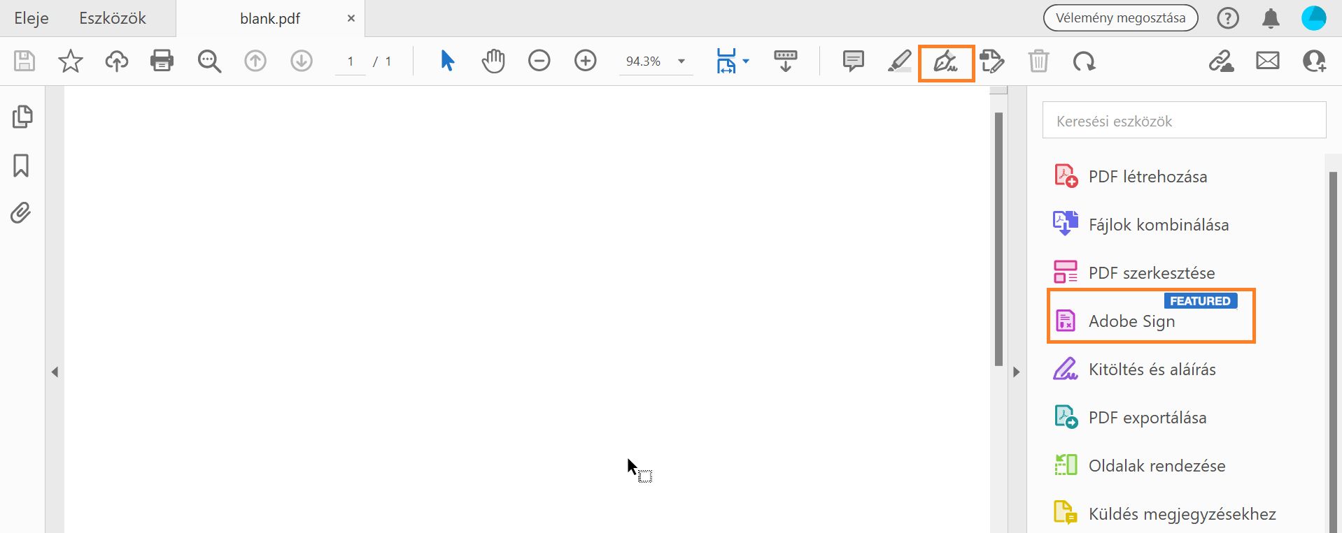 Globális aláírás eszköz