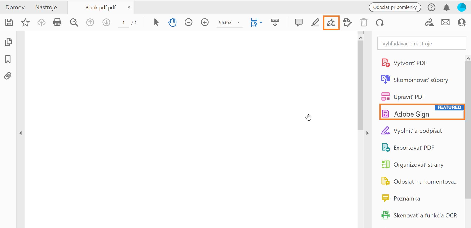 Globálny nástroj podpisu