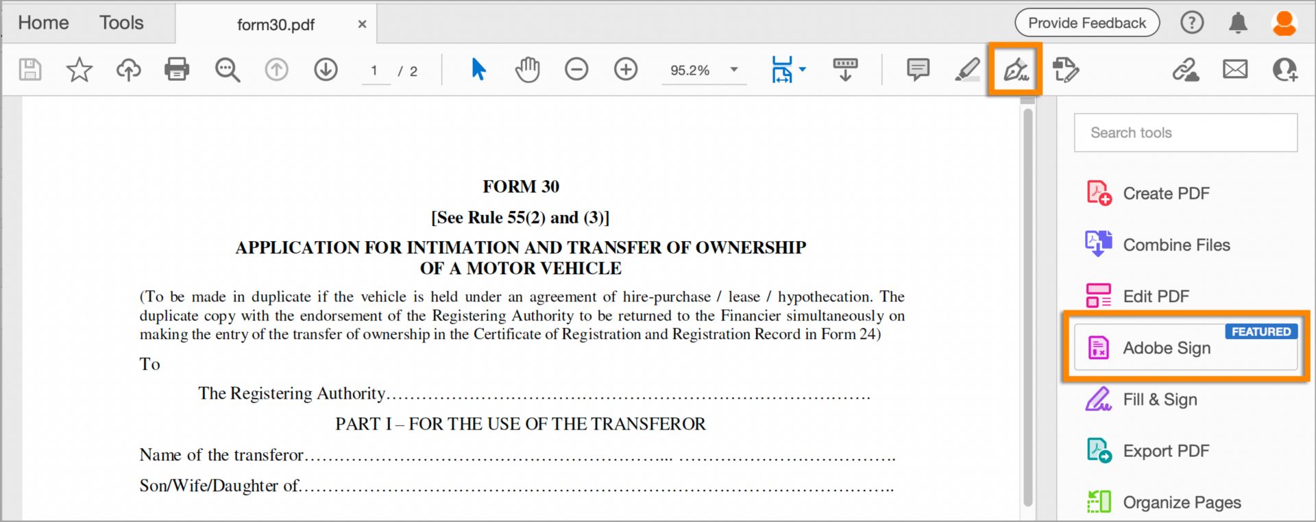 أداة Global sign