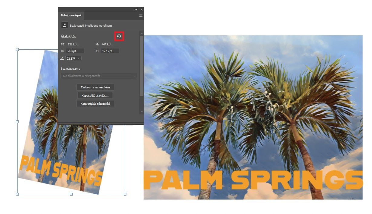 Intelligens objektumok visszaállítása