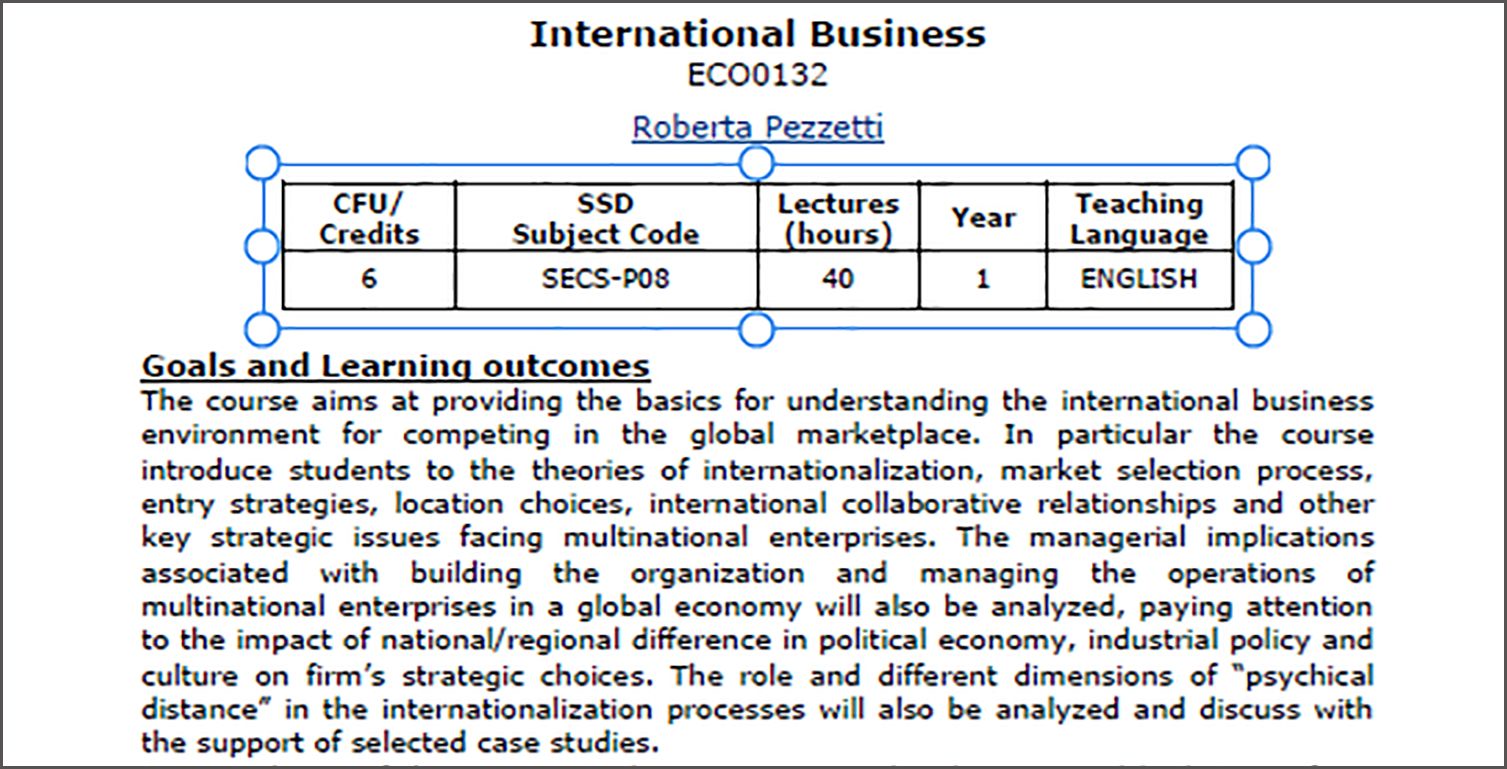 Flytta eller ändra storlek på tabellen som helhet