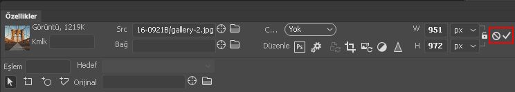 Görüntüyü orijinal boyutuna geri döndürme