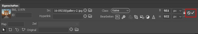 Ursprüngliche Größe eines Bilds wiederherstellen