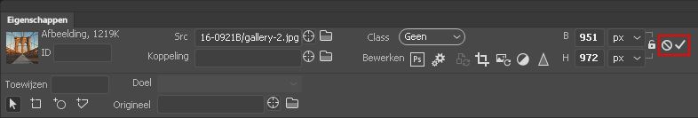Oorspronkelijke afmetingen van afbeelding herstellen