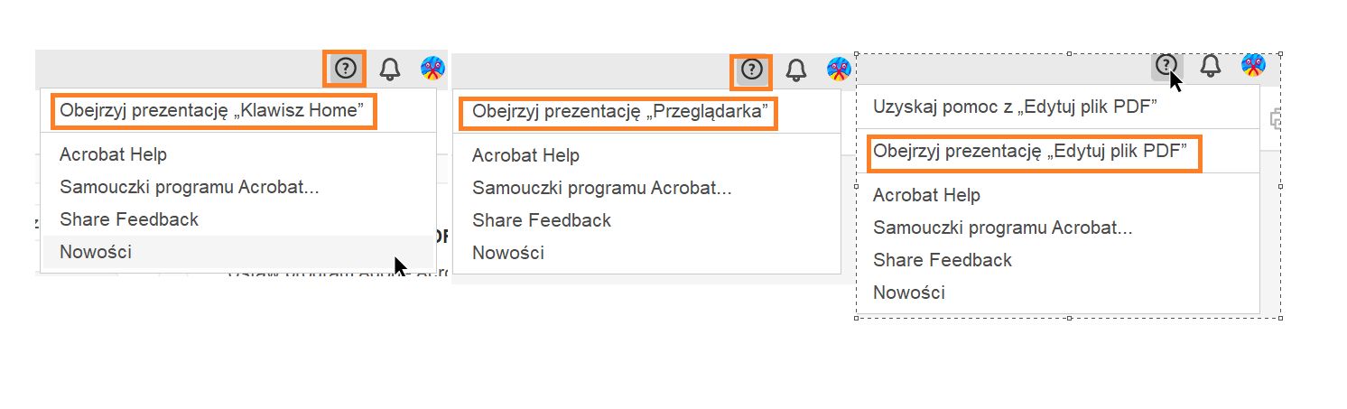 Uruchom ponownie prezentację wprowadzającą