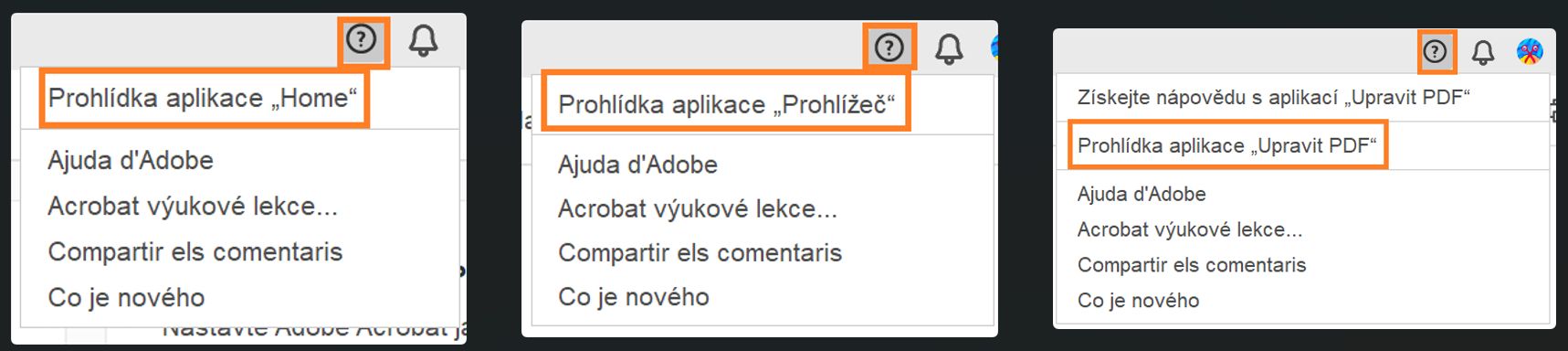 Restartování uvítací prohlídky