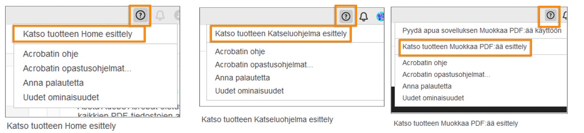 Aloita käyttöönoton esittely alusta