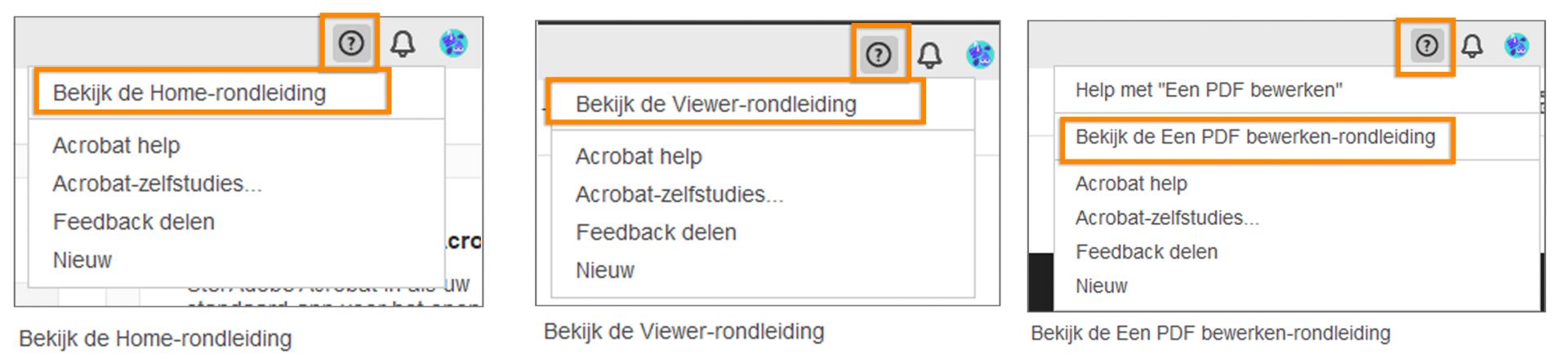 De introductierondleiding opnieuw starten
