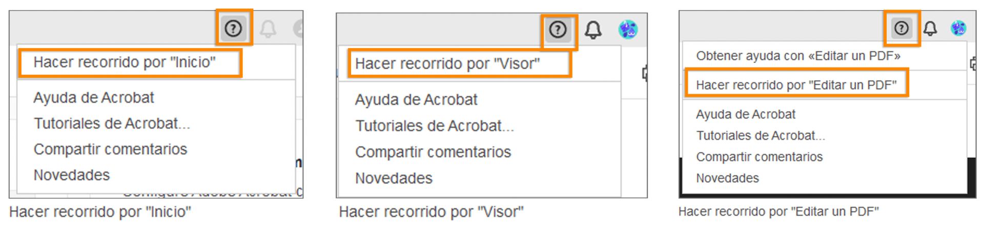 Reiniciar el recorrido de presentación