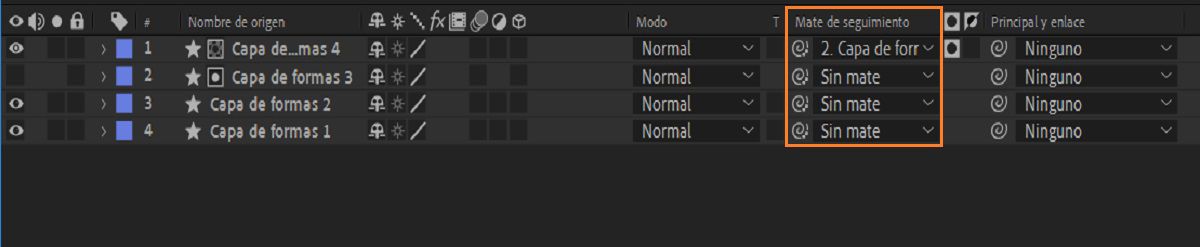 Icono espiral de Capa mate diseñado para diferenciarlo del de Principal y enlace.