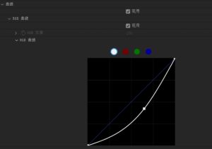 RGB 颜色曲线