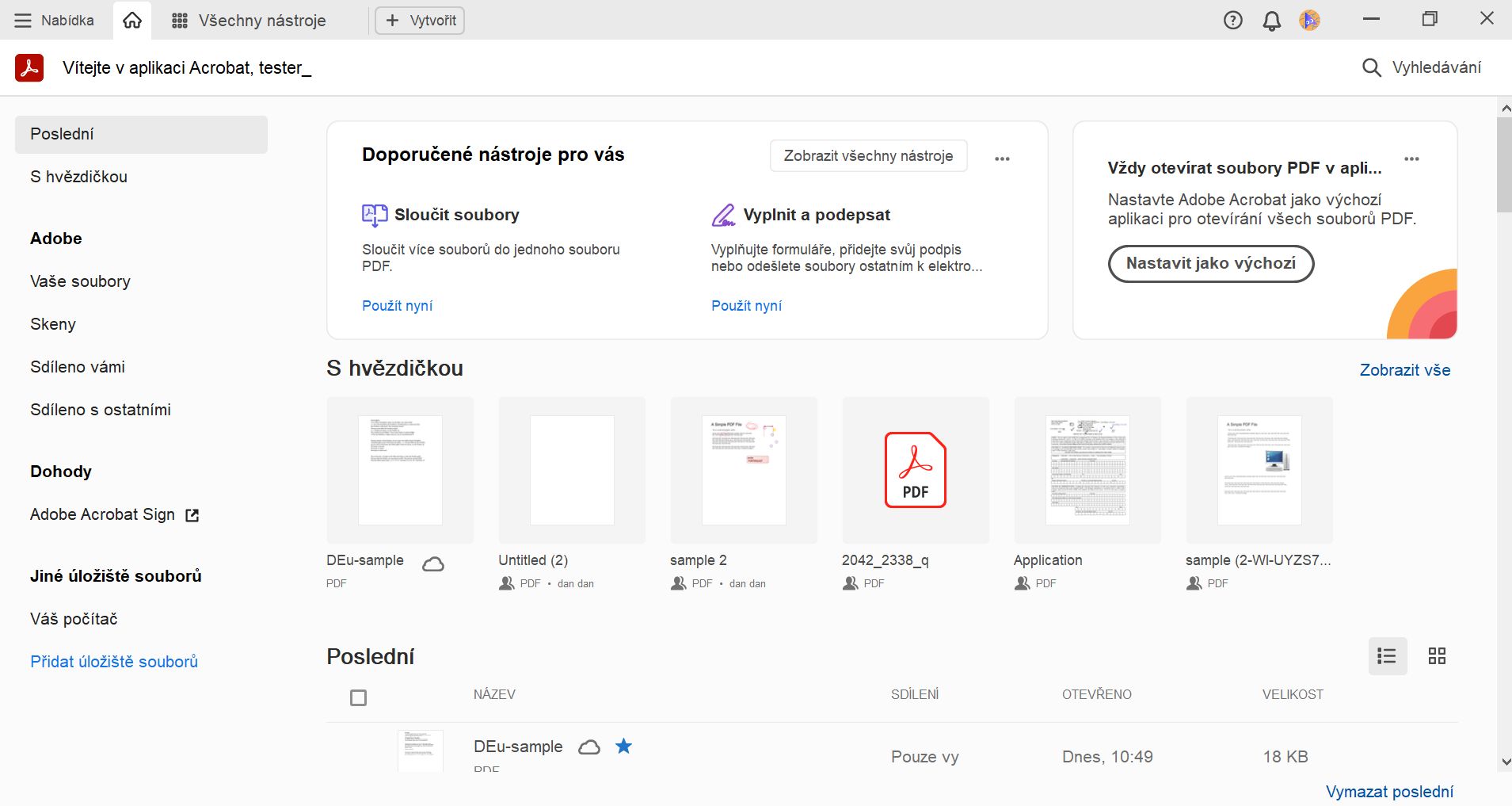 Přechod na soubor PDF
