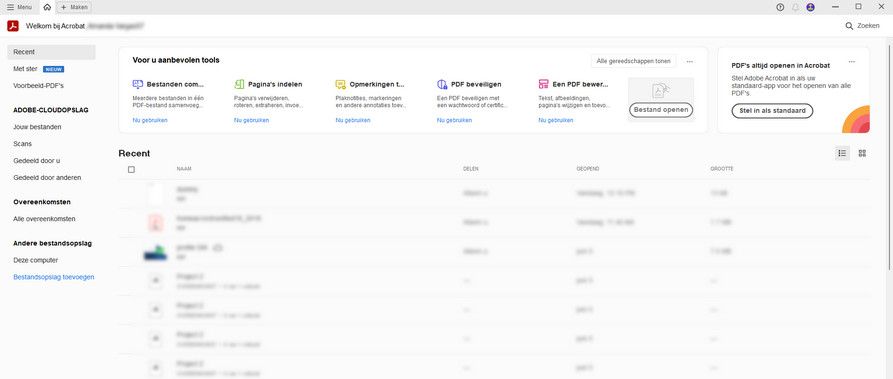Naar uw PDF-bestand gaan