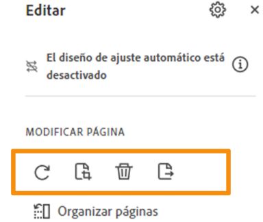 Rotar, recortar, eliminar o extraer una página de un PDF