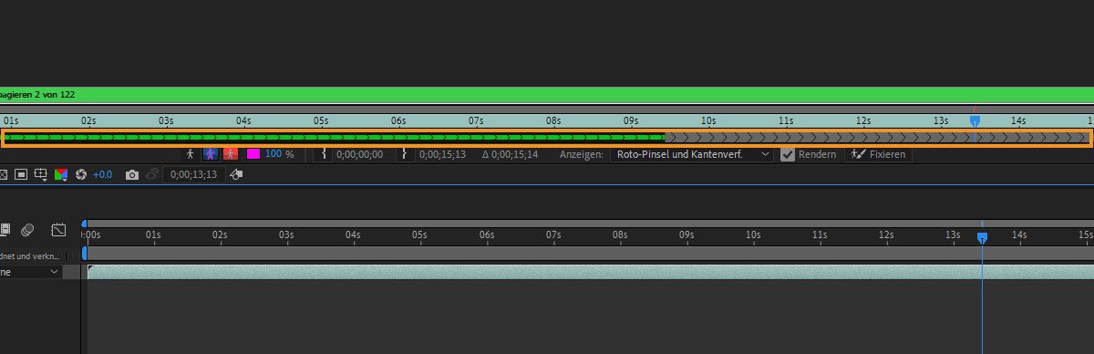 Violette Balken für Roto-Pinsel 2 