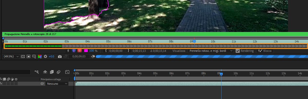 Barre viola in Pennello a rotoscopio 2 