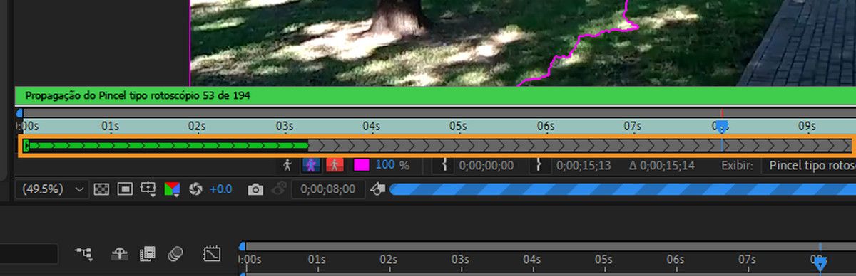 Barras roxas no Pincel tipo rotoscópio 2 