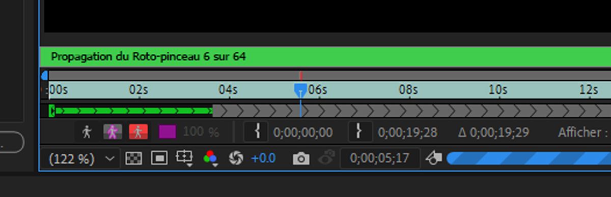 La bannière de propagation affiche le statut de l’image en cours de propagation.