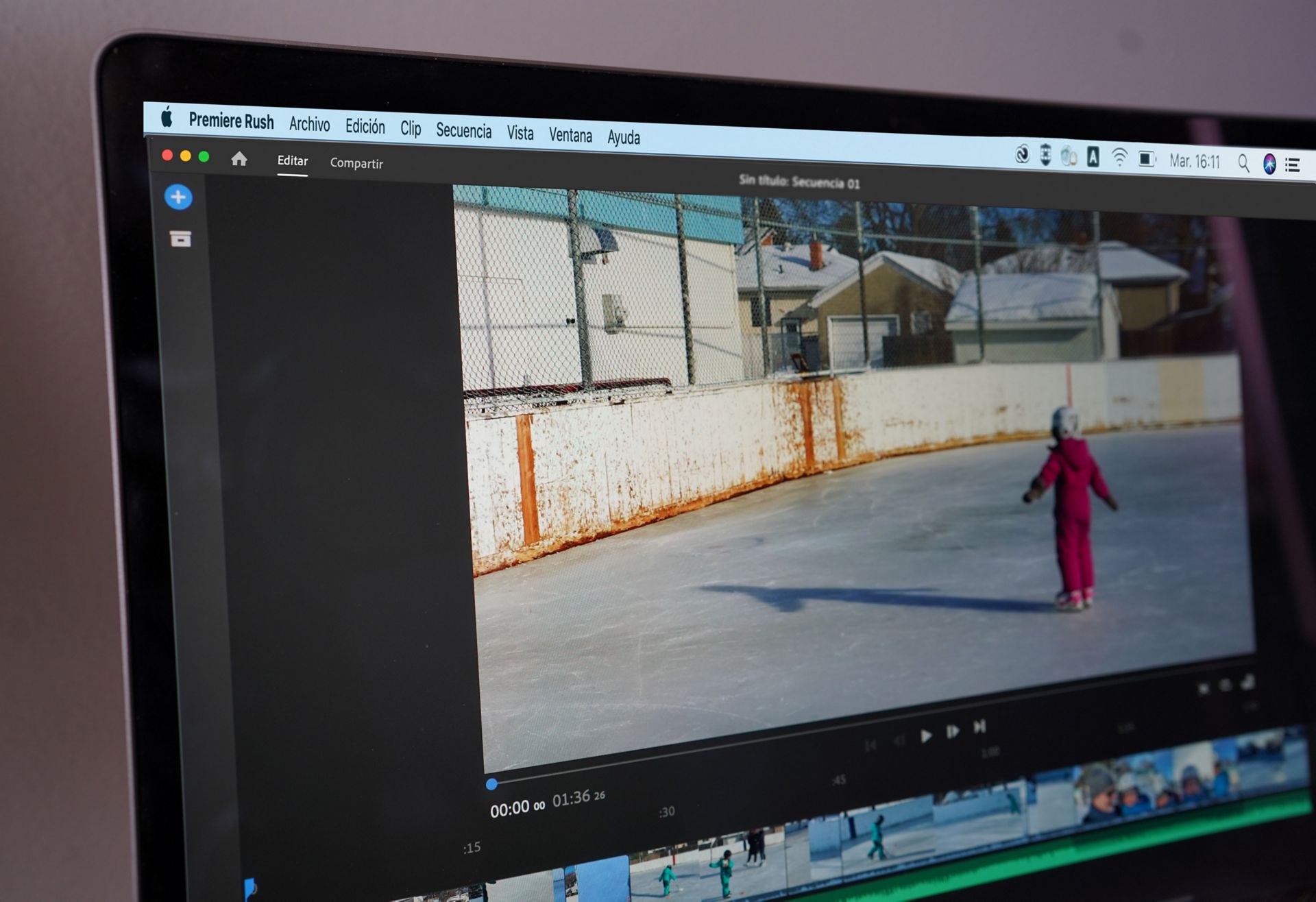 Premiere Rush en dispositivos con Apple M1