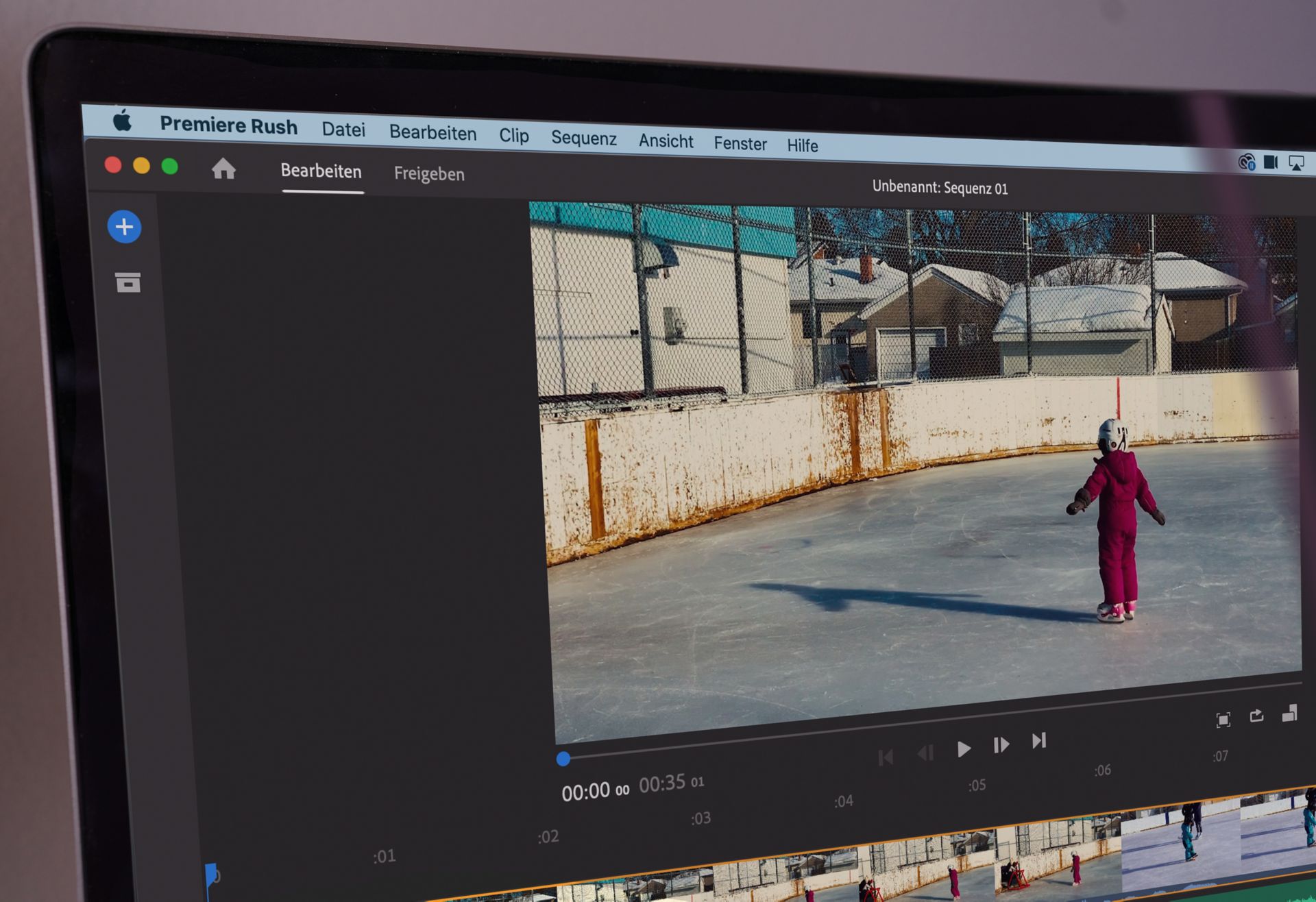Premiere Rush auf Apple M1-Geräten