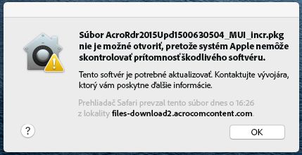Ukážka výzvy na overenie