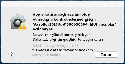 Örnek bir noter onay istemi