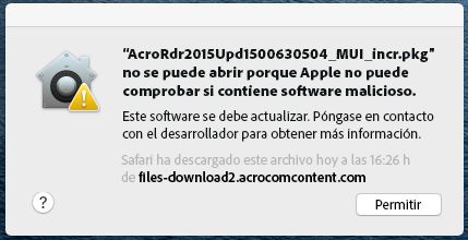 Aviso de notarización de muestra