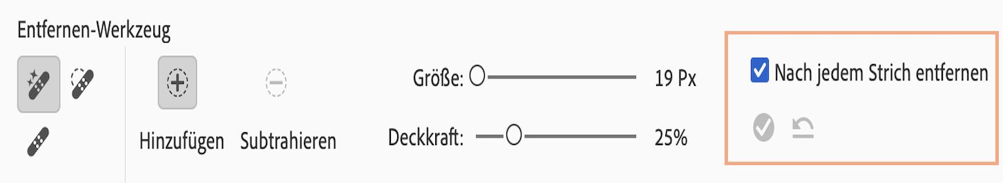 Entfernen-Werkzeug