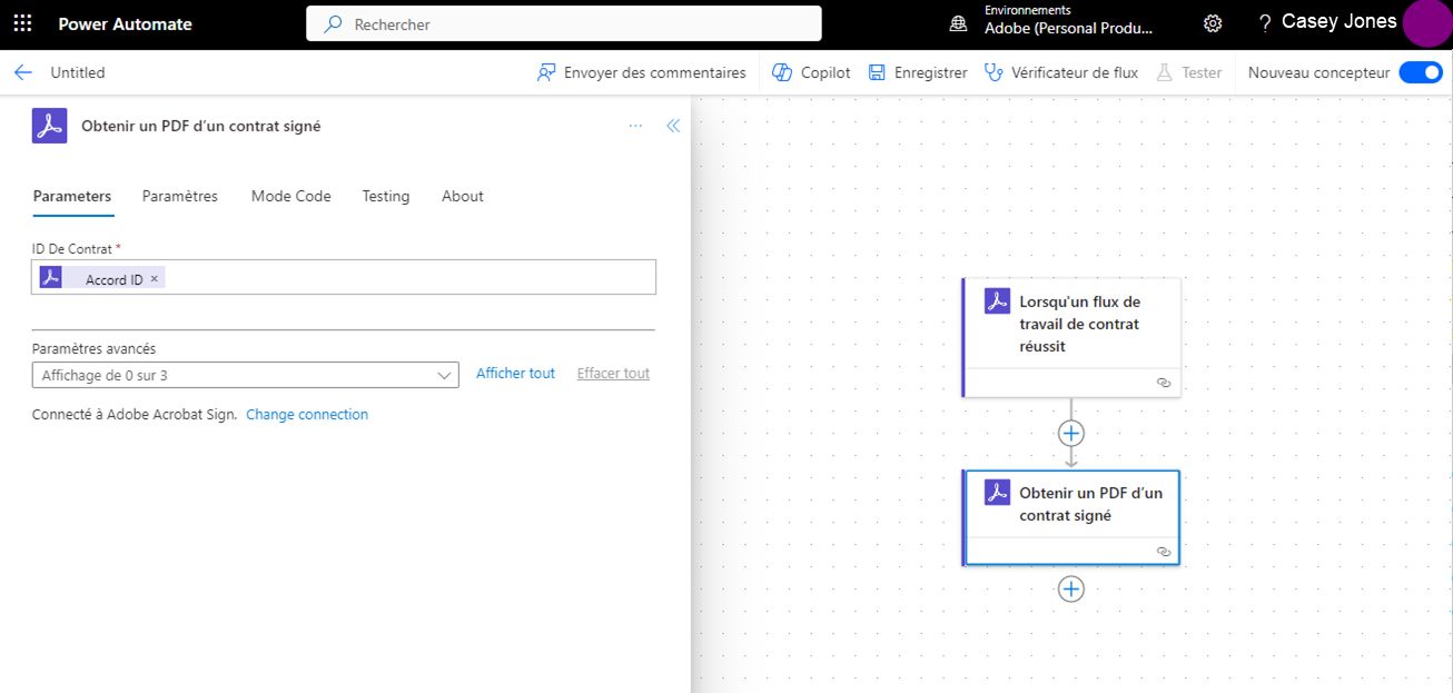 Enregistrer un accord Acrobat Sign terminé dans SharePoint