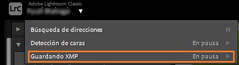 Enregistrement de XMP
