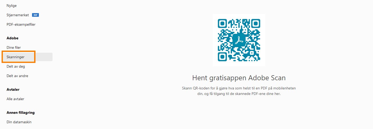 Installere Scan-appen
