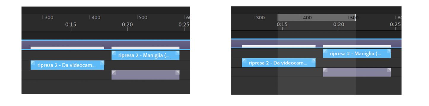 A) Spazio di lavoro disattivato B) Spazio di lavoro attivato
