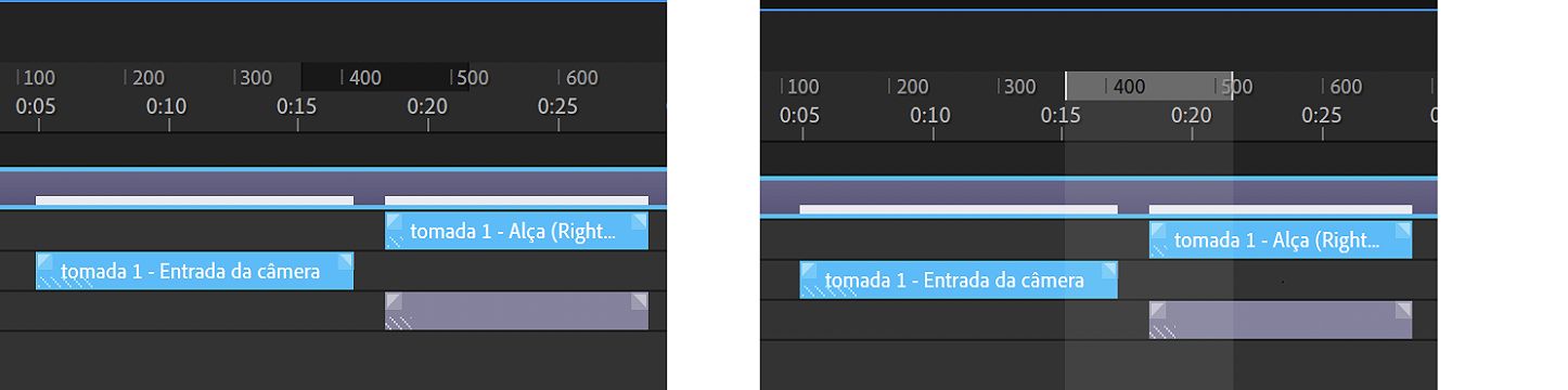 A) Área de trabalho desativada B) Área de trabalho ativada