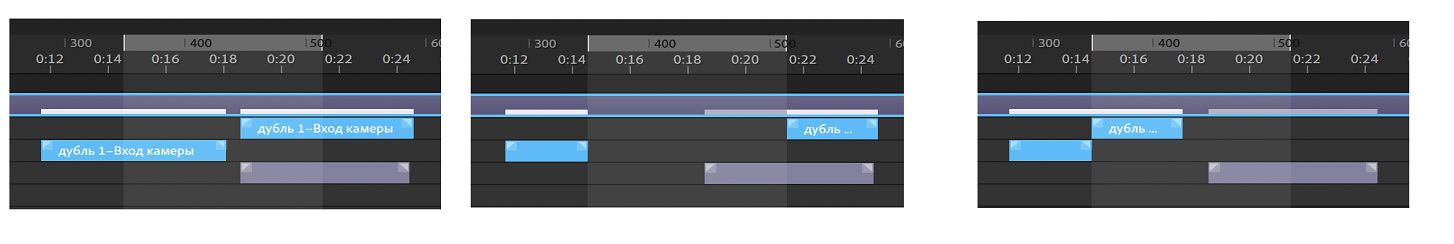 а) До, б) очистить, в) удалить рябь