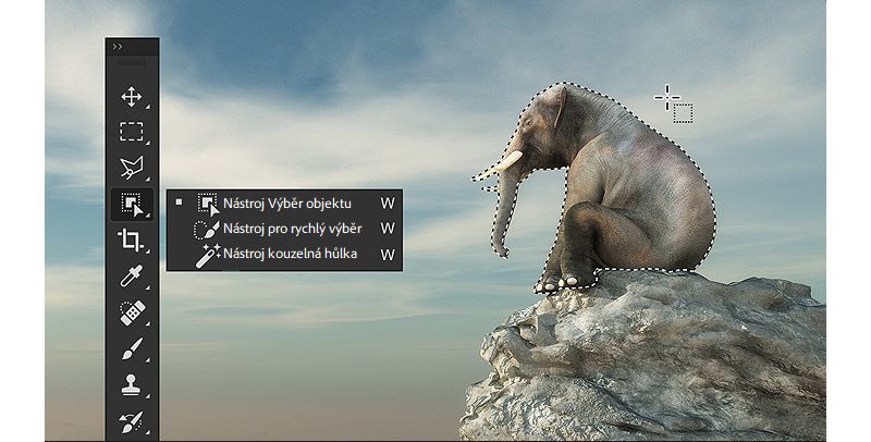 Nástroj Výběr objektu