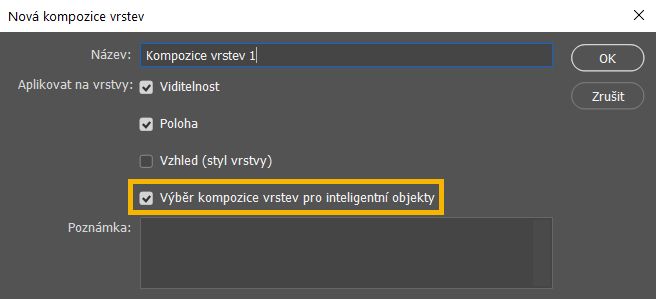 Sledování inteligentního objektu a kompozice vrstev