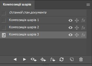 Панель «Композиція шарів»