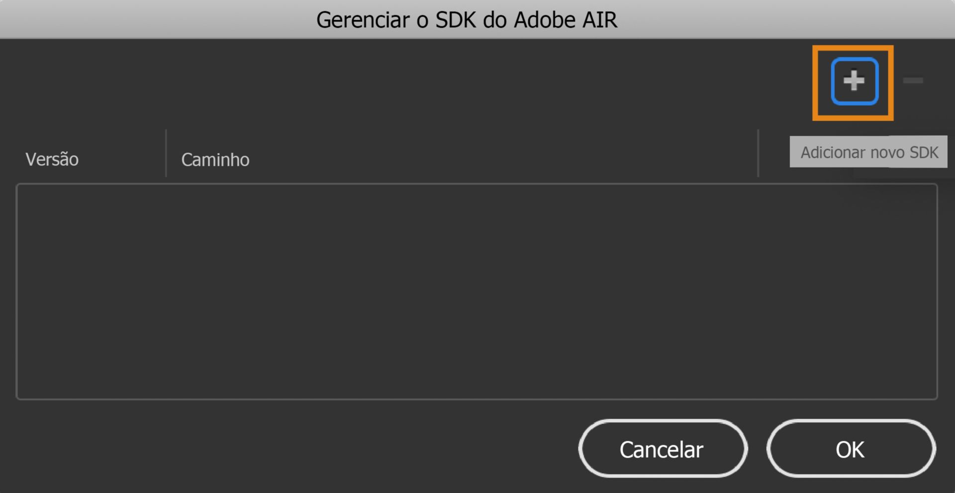 Adicionar novo botão