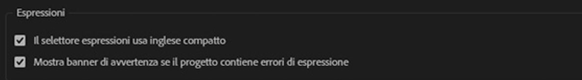 Nascondere il banner di avvertenza