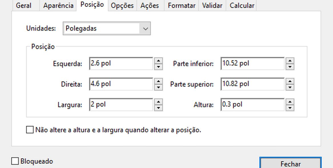 Propriedades do campo