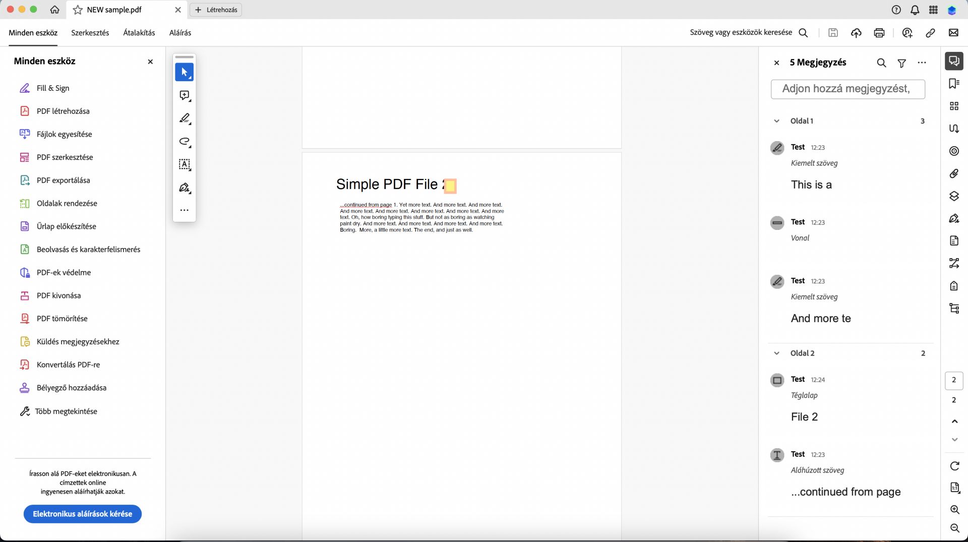 Szükség esetén megjelenő görgetősáv