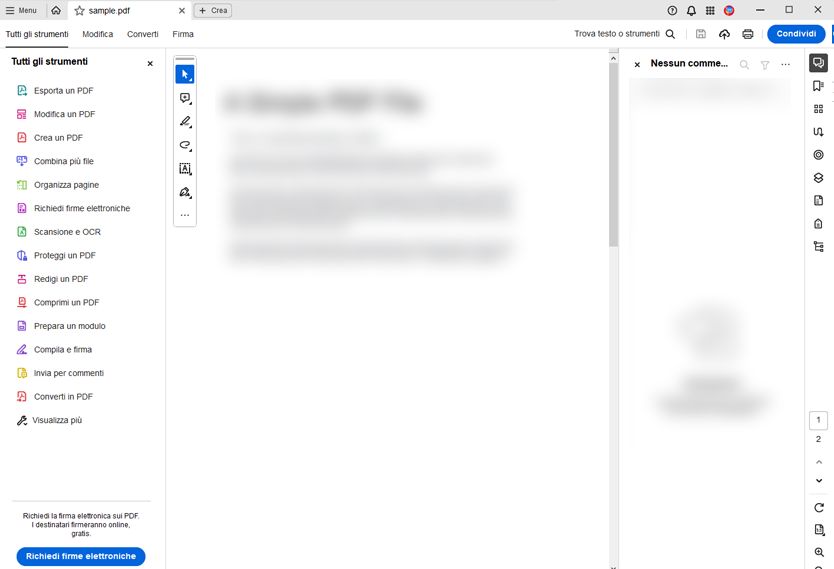 Barre di scorrimento permanenti (esperienza precedente)