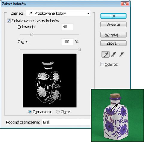 Próbkowanie koloru w programie Photoshop