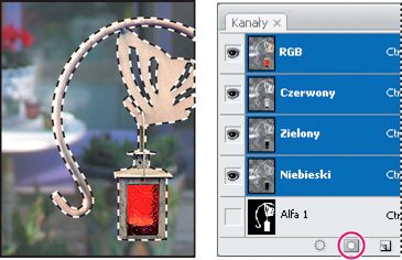 Panel Kanały w programie Photoshop