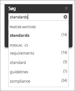 Cloudbaseret smart søgning